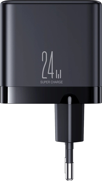 Ładowarka sieciowa JOYROOM JR-TCN03 4 x USB-A 24 W 4.8 A Black (6956116753450) - obraz 4