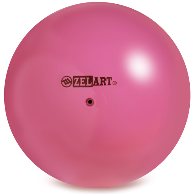 М'яч для художньої гімнастики ø15см Zelart RG150 (Гума, d-15см, 240г, рожевий) - изображение 5