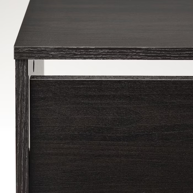 Тумба для обуви BISSA 49x28x135 cm IKEA 605.302.09 черный/коричневый - Фото 3 Тумба для обуви BISSA 49x28x135 cm IKEA 605.302.09 черный/коричневый - изображение 3