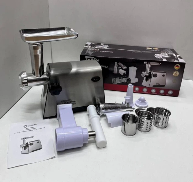 Электромясорубка Zepline ZP-00207 3в1 4000 Вт Соковыжималка