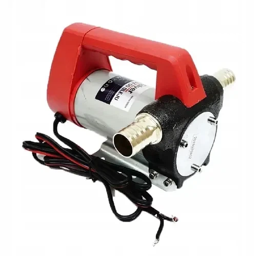 Насос для перекачування дизельного палива та масел 12V 55л/мин Silver (S10904) - зображення 2