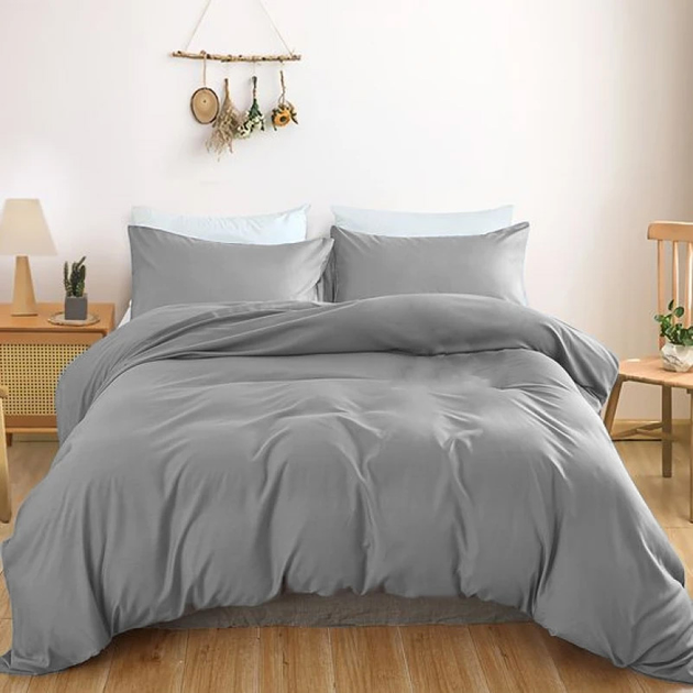 Комплект постільної білизни MirSon двоспальний 175x210 см Light Pro 10-004 Gray Satin від Rozetka на платформі USKIDKA Акція на Комплект постільної білизни MirSon двоспальний 175x210 см Light Pro 10-004 Gray Satin від Rozetka