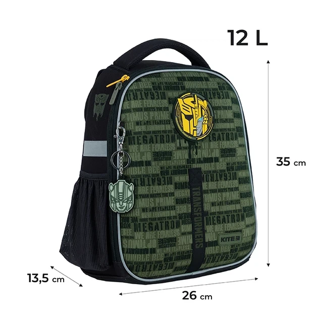 Рюкзак шкільний каркасний Kite Education Transformers TF24-555S - изображение 2