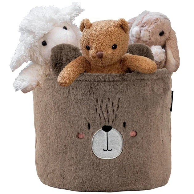 Кошик для зберігання Kite Sweet Bear K24-3100M-3, 30х25 см, плюшевий - зображення 5