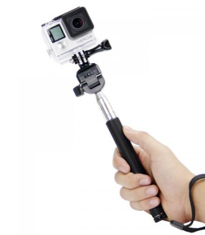Телескопическая селфи палка, монопод 909 см для экшн камер Eken, xiaomi, gopro, Sjcam, Airon, Aspiri - изображение 3