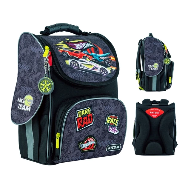 Рюкзак шкільний каркасний Kite Education Hot Wheels HW24-501S - зображення 2