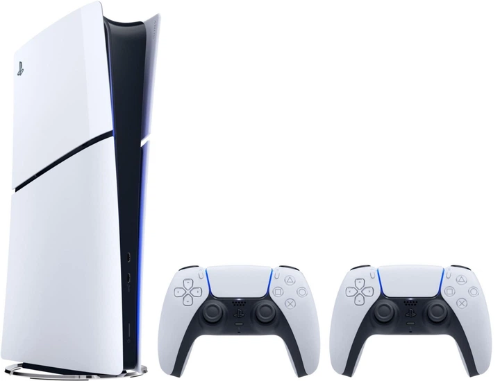 Приставка Sony PlayStation 5 Slim Digital Edition 1TB + DualSense Wireless Controller (1000042065) - Фото 1 Приставка Sony PlayStation 5 Slim Digital Edition 1TB + DualSense Wireless Controller (1000042065) - зображення 1