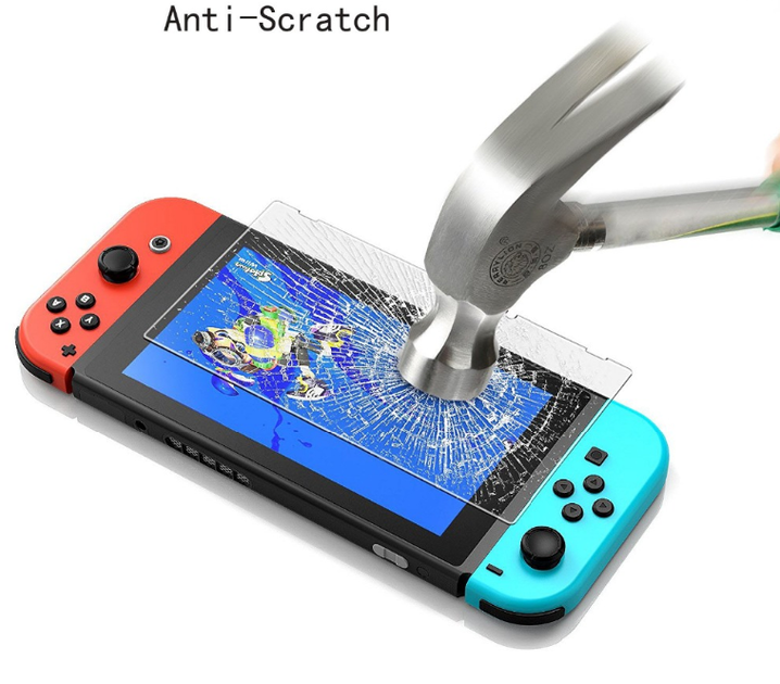 Закаленное защитное стекло Ricoddaa для Nintendo Switch 2.5D, 9H, 0,3 мм - изображение 3