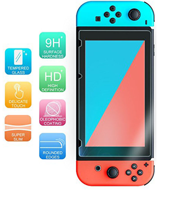 Закаленное защитное стекло Ricoddaa для Nintendo Switch 2.5D, 9H, 0,3 мм - изображение 9