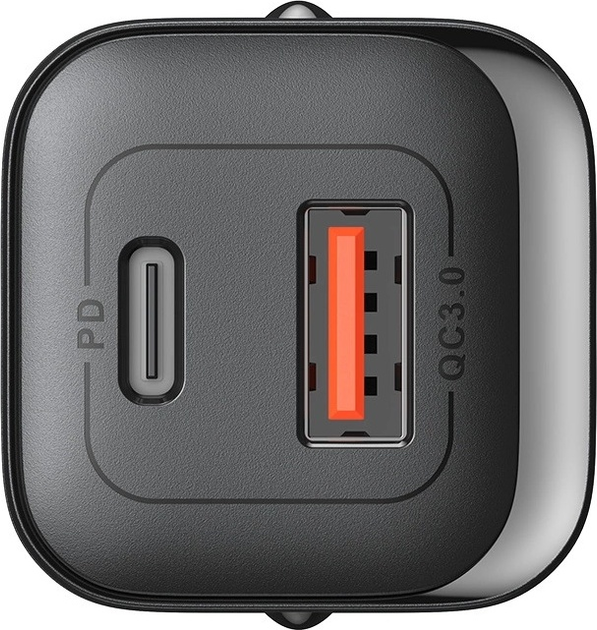 Мережевий зарядний пристрій JOYROOM JR-TCF08EU Speed Series 30 Вт USB-A USB-C Black (6956116774479) - зображення 5