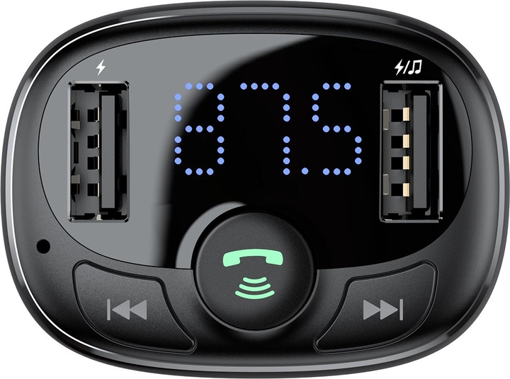 Transmiter FM Baseus S-09A Overseas Edition Black (CCMT000001) - obraz 5