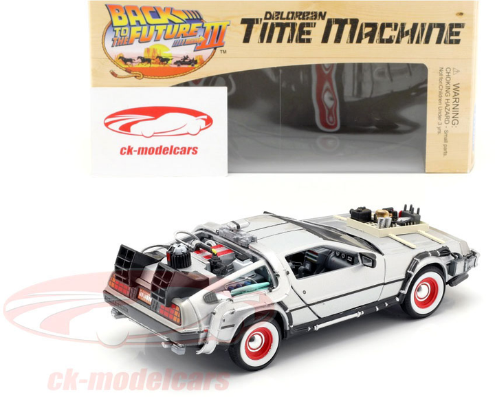 Auto Welly DeLorean Back to the Future III 1:24 130-22444 (4891761124441) - obraz 4