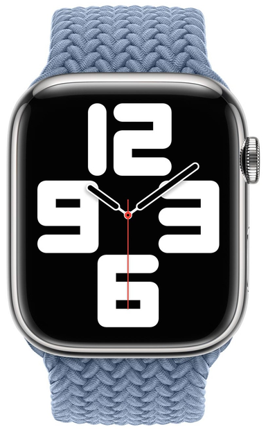 Pasek Apple Watch Braided Solo Loop 45mm Size 10 Slate Blue (APL_MPC63) - obraz 5