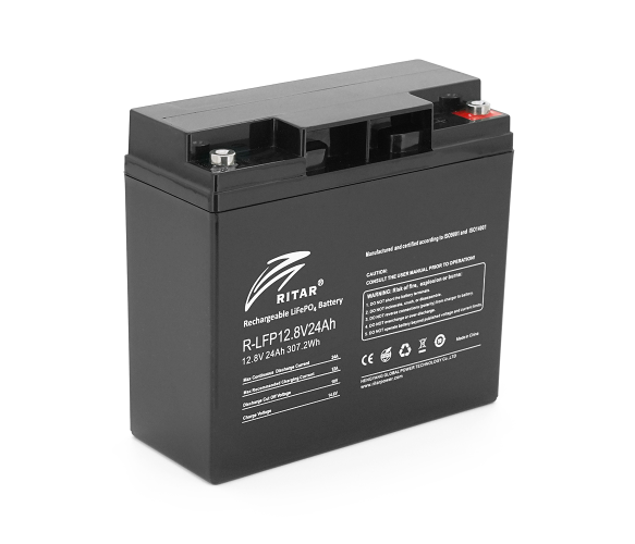 Аккумуляторная батарея Ritar LiFePO4 12,8V 24Ah BMS2P4S ( 180 x 165 x 73 (160) ),3,0kg Q4 - Фото 1 Аккумуляторная батарея Ritar LiFePO4 12,8V 24Ah BMS2P4S ( 180 x 165 x 73 (160) ),3,0kg Q4 - изображение 1