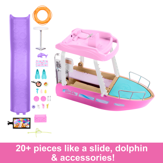 Ігровий набір Barbie Dream Boat корабель мрії для ляльок HJV37 (194735095100) - зображення 3