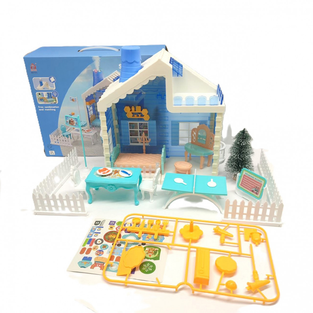 Domek Hh Poland dla lalek Snow House ze światłem i dymem (5905698437587) - obraz 5