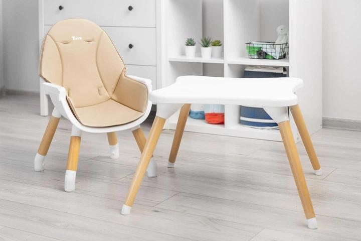Стульчик для кормления 2 в 1 Caretero Tuva Beige - изображение 12
