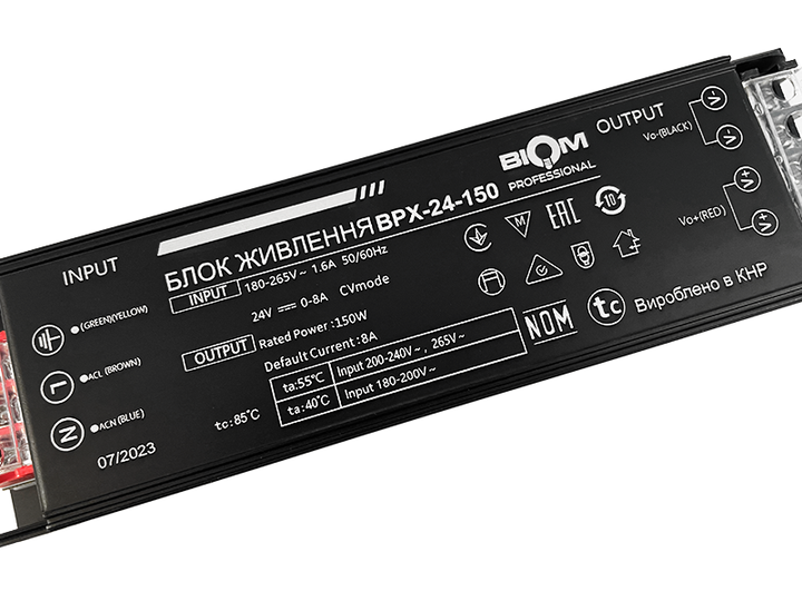 Блок живлення 150W-IP20 24V BPX-24-150 6A - изображение 2