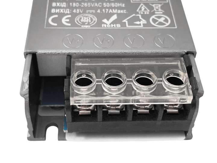 Блок живлення 200W IP20 48V 4,17А Серія МТ - зображення 5