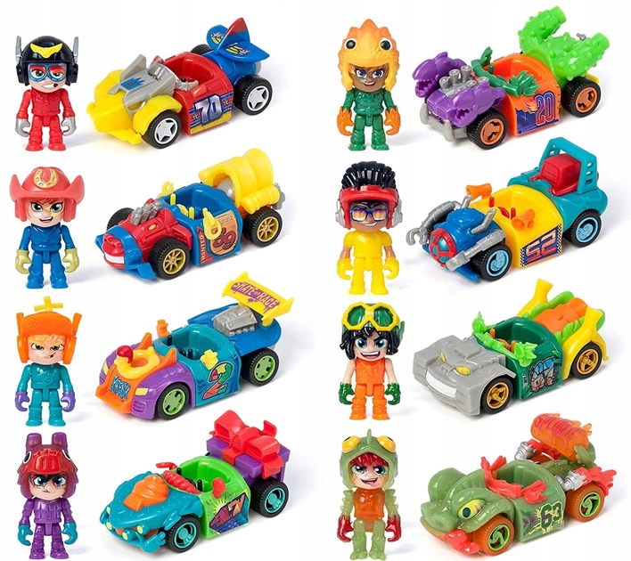 Ігровий набір Magic Box T-Racers Colour Rush Car & Racer (8431618024386) - зображення 2