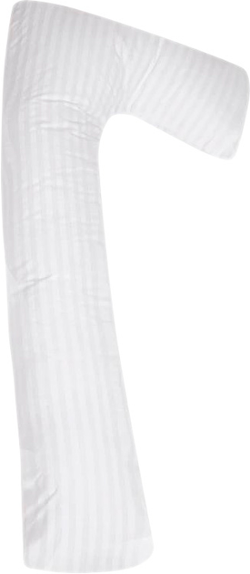 Подушка для вагітних та відпочинку MirSon №5003 Color Line 17-0605 Stripe White Г-подібна 140х40х20 см від Rozetka на платформі USKIDKA Акція на Подушка для вагітних та відпочинку MirSon №5003 Color Line 17-0605 Stripe White Г-подібна 140х40х20 см від Rozetka