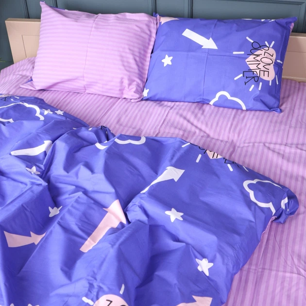 Простынь MirSon Бязь 17-0756 Loving Touch 200x220 см (2200010934335) - изображение 4