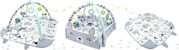 Інтерактивний навчальний килимок Ricokids 110 x 100 см Кролик 7350 (5903890602079) - зображення 6