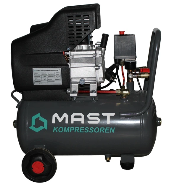 Поршневий компресор MAST ZC-0.12/24L - зображення 4