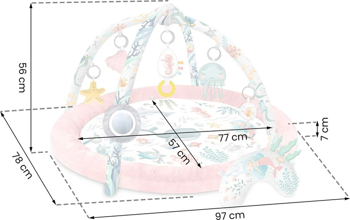 Interaktywna mata edukacyjna Nukido Ocean 97 x 78 x 56 cm 730202 (5903890602079) - obraz 9