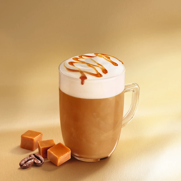Купить Напиток кофейный NESCAFE Caramel Cappuccino растворимый 20