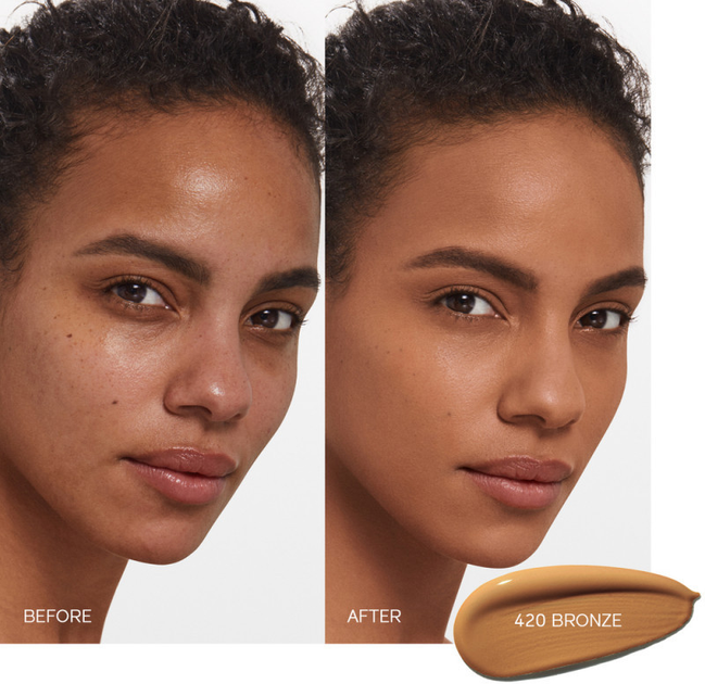 Тональний крем для обличчя Shiseido Synchro Skin Self-Refreshing SPF30 420 Bronze 30 мл (729238217881) - зображення 4