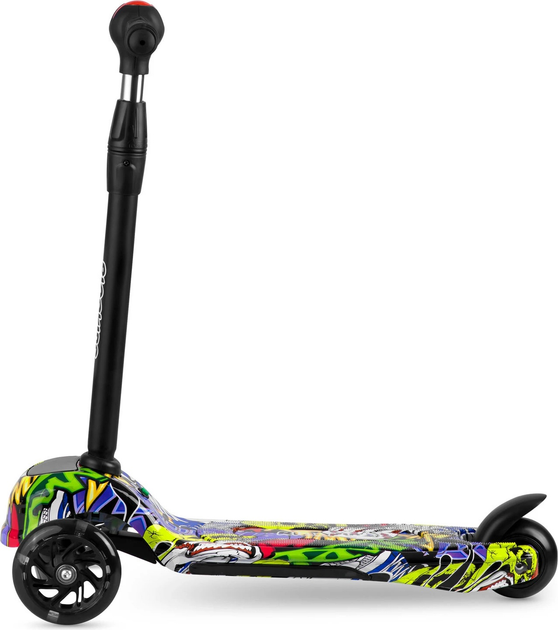 Hulajnoga dziecięca RICOKIDS Piko trójkołowa Czarna (5903890605377) - obraz 3