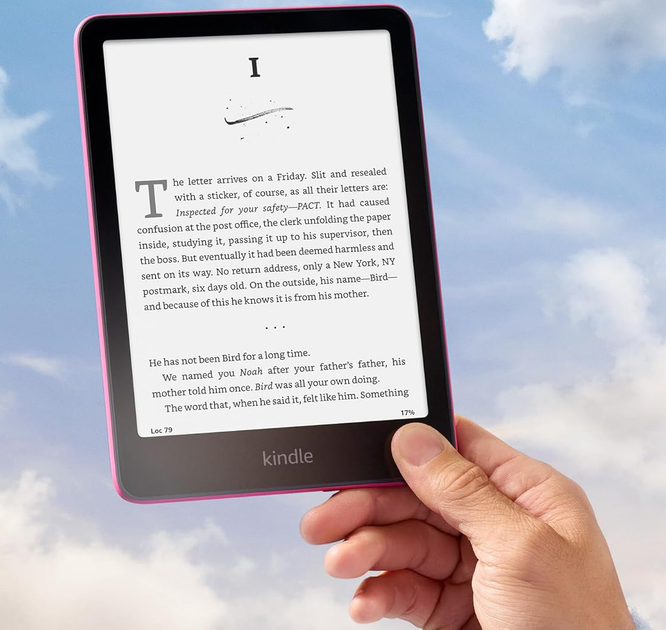 Електронна книга Amazon Kindle Paperwhite 12th Gen. 16GB With Ads Raspberry (B0CFPTK5JG) - зображення 4