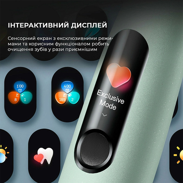 Электрическая зубная щетка Oclean X Ultra Green - изображение 2