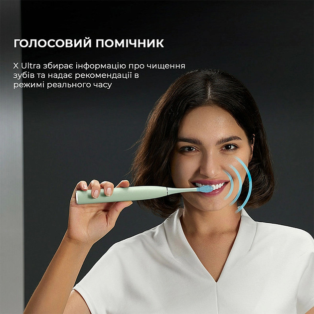 Электрическая зубная щетка Oclean X Ultra Green - изображение 10