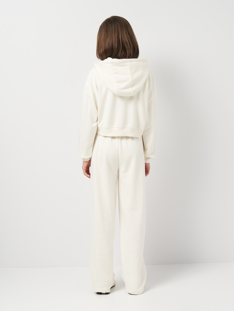 Подростковый спортивный костюм (толстовка + штаны) для девочки Minoti 22fleece64 42922TEN 158-164 см Белый (5063025474510) - изображение 2