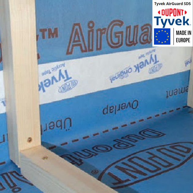 Пароизоляционная мембрана Tyvek AirGuard SD5 1,5х50 м, 75 м2, 108 г/м2 - изображение 9