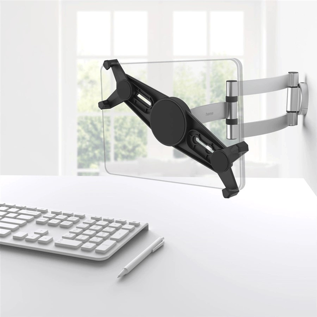 Uchwyt Hama Wall Holder Swivel Fit devices 7-11" Aluminium (4047443499592) - obraz 7
