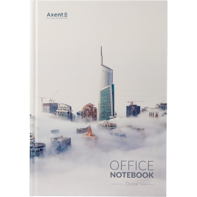 Книга записна Axent City Dubai 192 аркуша, клітинка, тверда обкладинка 8423-23-A 4251458771097 - Фото 1 Книга записна Axent City Dubai 192 аркуша, клітинка, тверда обкладинка 8423-23-A 4251458771097 - зображення 1