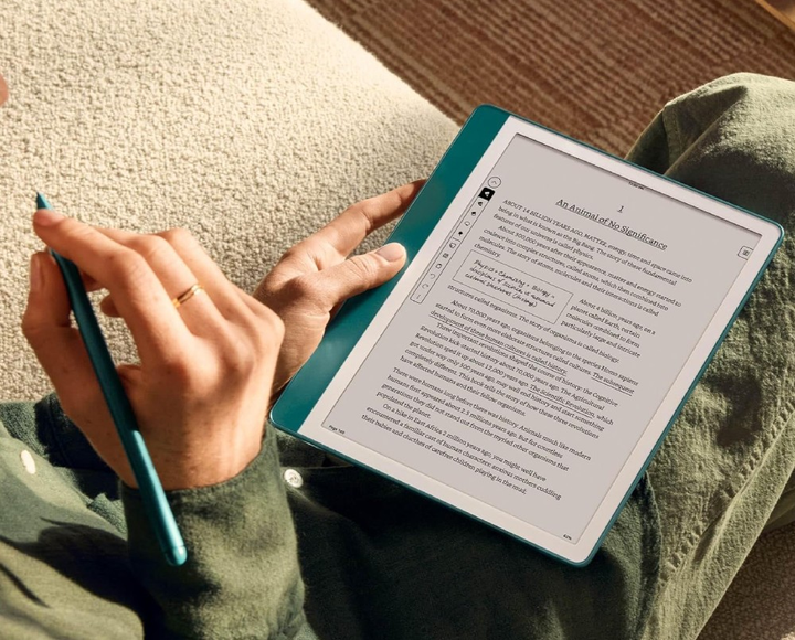 Електронна книга Amazon Kindle Scribe 64GB Premium Pen Jade (B0CZB9Z477) - зображення 4