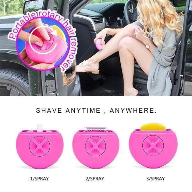 Портативна жіноча бритва для депіляції 3 в 1 Emayo Travel Razor - зображення 2