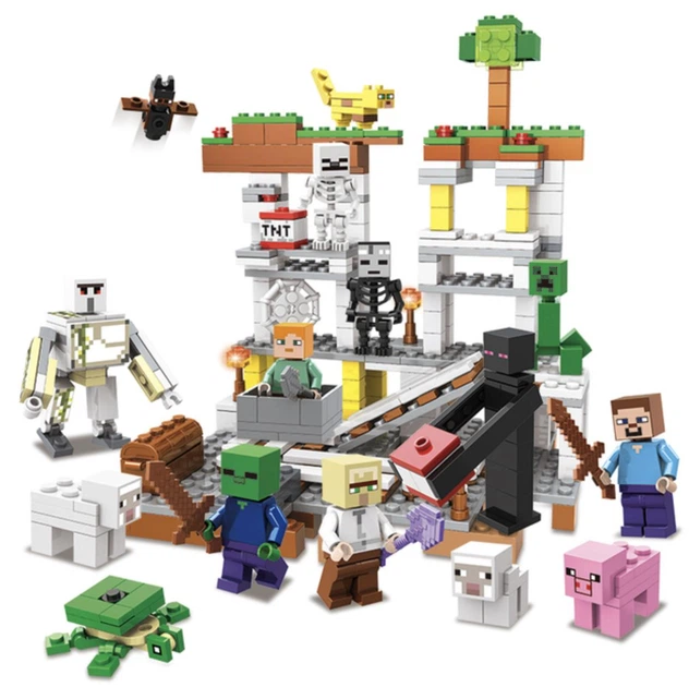 Конструктор Майнкрафт 474 деталей+персонажи, детский набор Minecraft My World Mineworld Строительство шахты SJ82001 - Фото 8 Конструктор Майнкрафт 474 деталей+персонажи, детский набор Minecraft My World Mineworld Строительство шахты SJ82001 - изображение 8