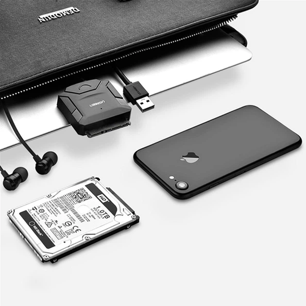 Перехідник-адаптер Ugreen CR108 USB 3.0 Type-A - SATA III (6957303826117) - зображення 7