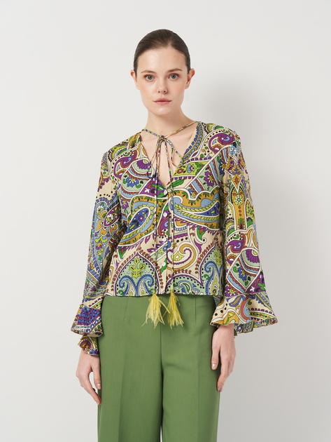 Блузка жіноча Zara 7637/333 XL Різнокольорова від Rozetka на платформі USKIDKA Акція на Блузка жіноча Zara 7637/333 XL Різнокольорова від Rozetka