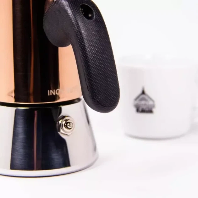 Кофеварка Bialei Venus Copper Induction гейзерная на 2 чашки 85 мл. Store - изображение 8