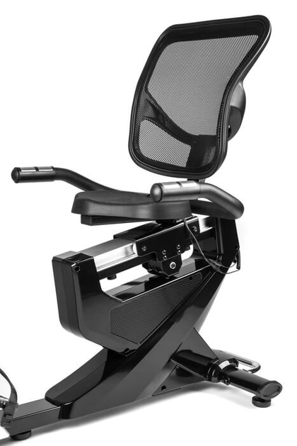 Горизонтальний велотренажер Hop-Sport HS-070L Helix сріблястий iConsole+ - зображення 11