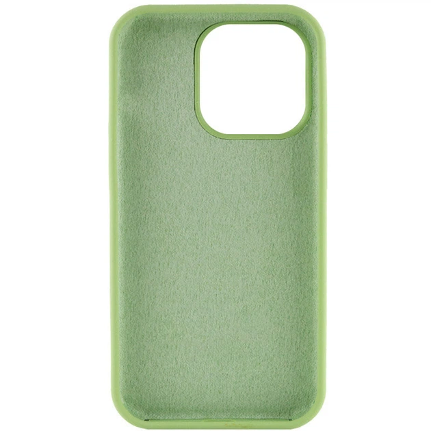 Чохол Silicone Case Full Protective (AA) NO LOGO для Apple iPhone 14 Pro (6.1") М'ятний / Mint - изображение 4