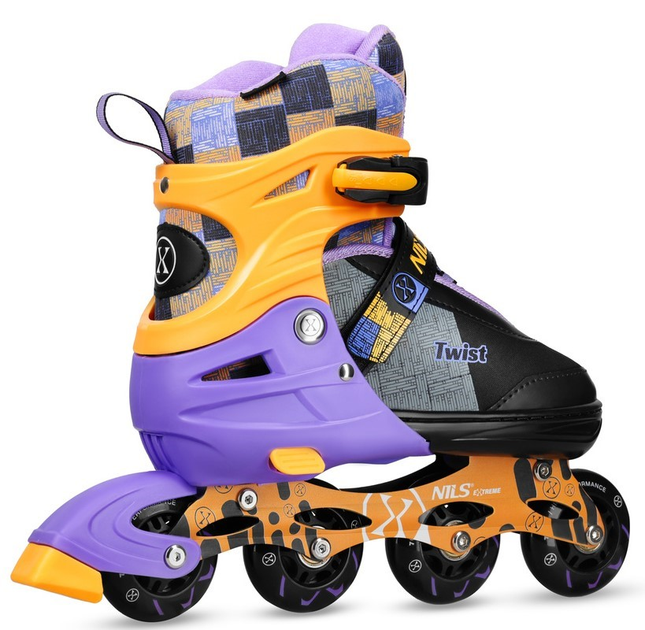 Rolki Nils Extreme Twist NA13810 39-42 L Żółte (5907695580358) - obraz 3