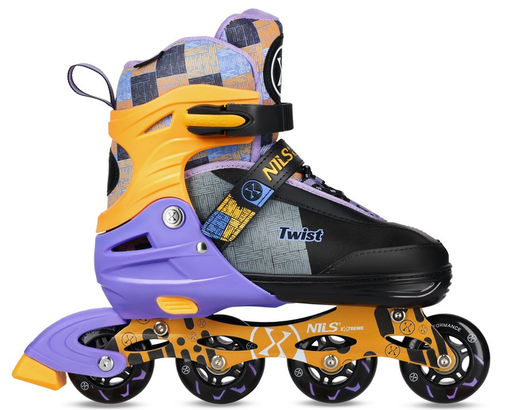 Rolki Nils Extreme Twist NA13810 39-42 L Żółte (5907695580358) - obraz 4