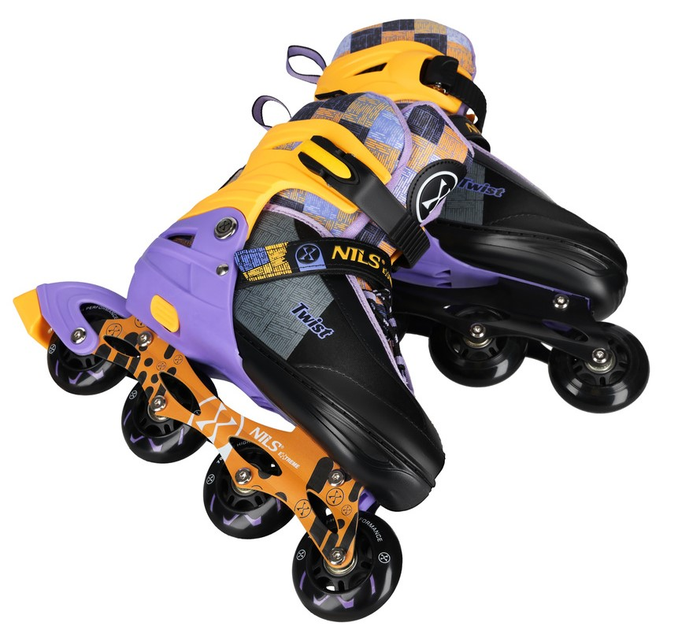 Rolki Nils Extreme Twist NA13810 39-42 L Żółte (5907695580358) - obraz 7